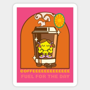 Coffee Fuel For The Day Sticker